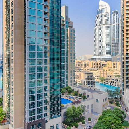 Durrani Homes - Luxurious Studio Near Dubai Mall With Pool View Exterior foto